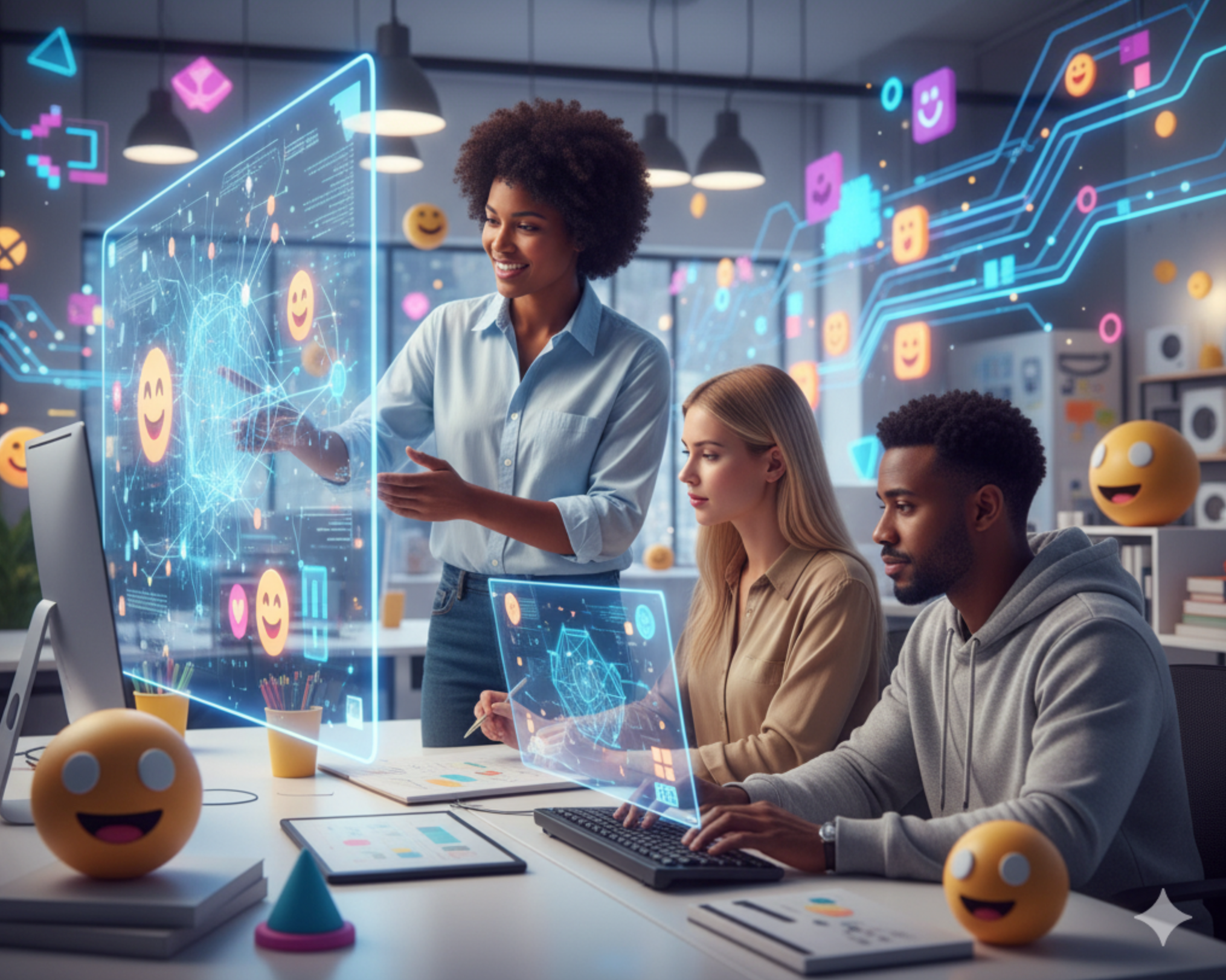 AI-generated sticker face 3